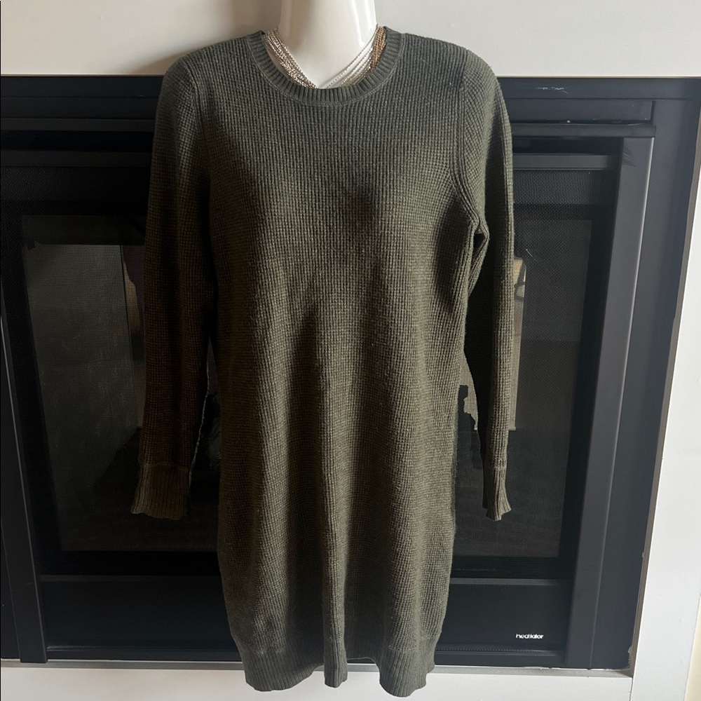 a new day Olive Crew Neck Sweater Dress